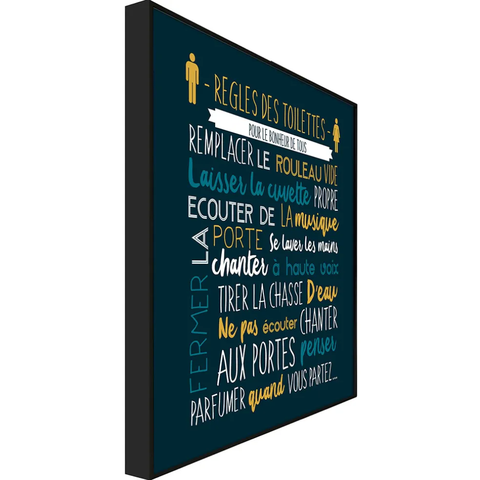 Lambox w regl toilettes 40x40cm g lama noir