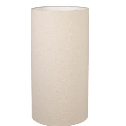 Lampadaire en coton et fer blanc cassé h130cm - Calypsa