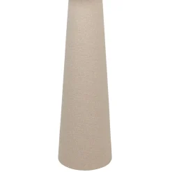 Lampadaire en coton et fer blanc cassé h130cm - Calypsa