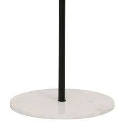 Lampadaire en fer et marbre noir et blanc d45xh163cm - Funky