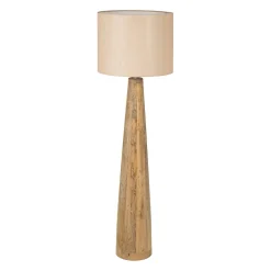 Lampadaire en manguier naturel h122cm - Eterra