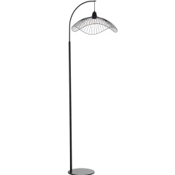 Lampadaire en métal noir H175cm - Vagala