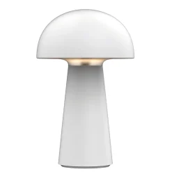 Lampe champignon blanche H22.5cm - Visby