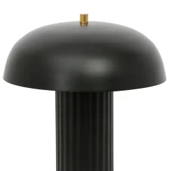 Lampe champignon en fer h36cm noir - Arty