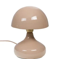 Lampe champignon en fer taupe H28cm - Josette