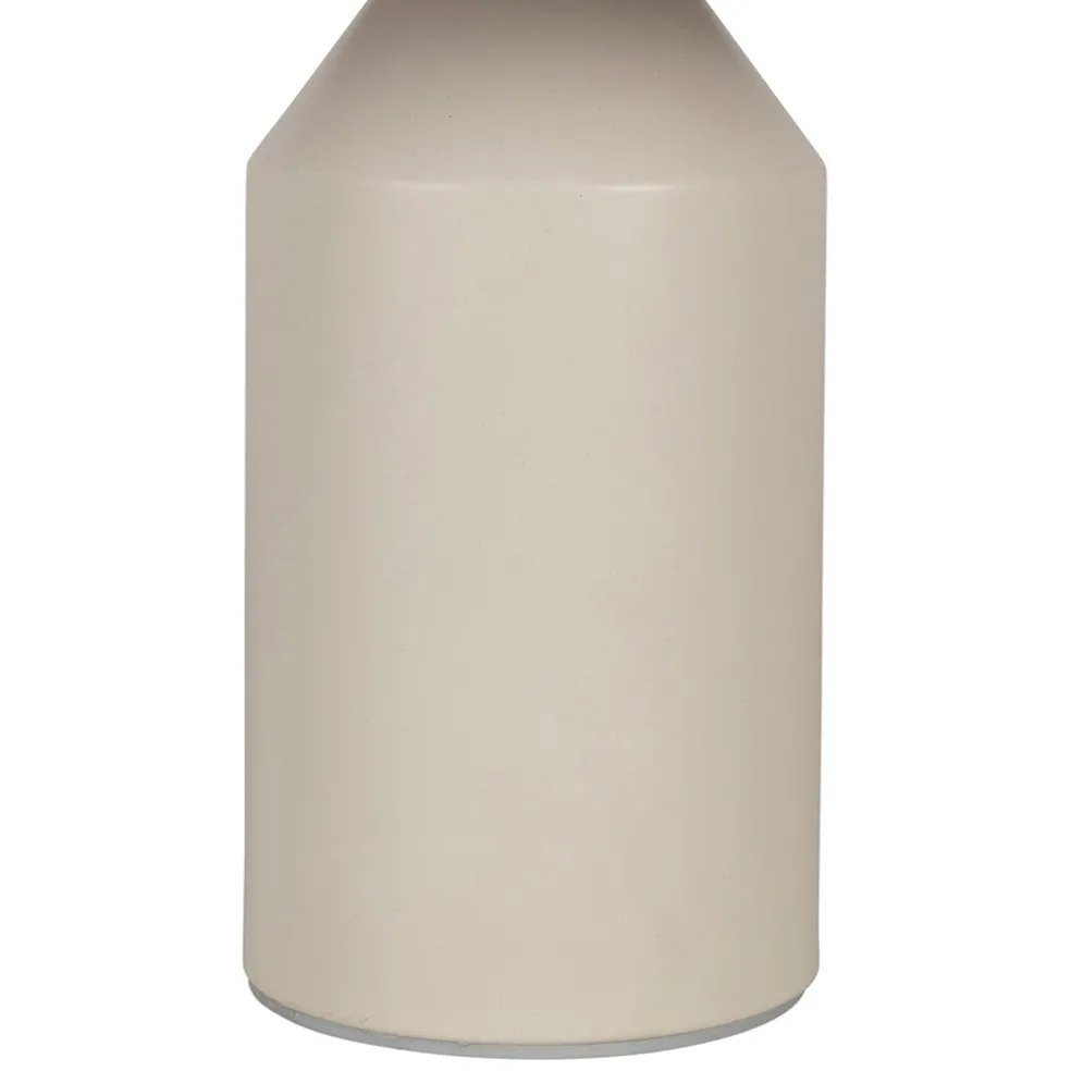 Lampe champignon tactile en fer blanc h23cm - Arty