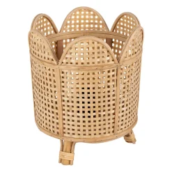 Lampe en bambou et sapin naturel h30cm - Ladret