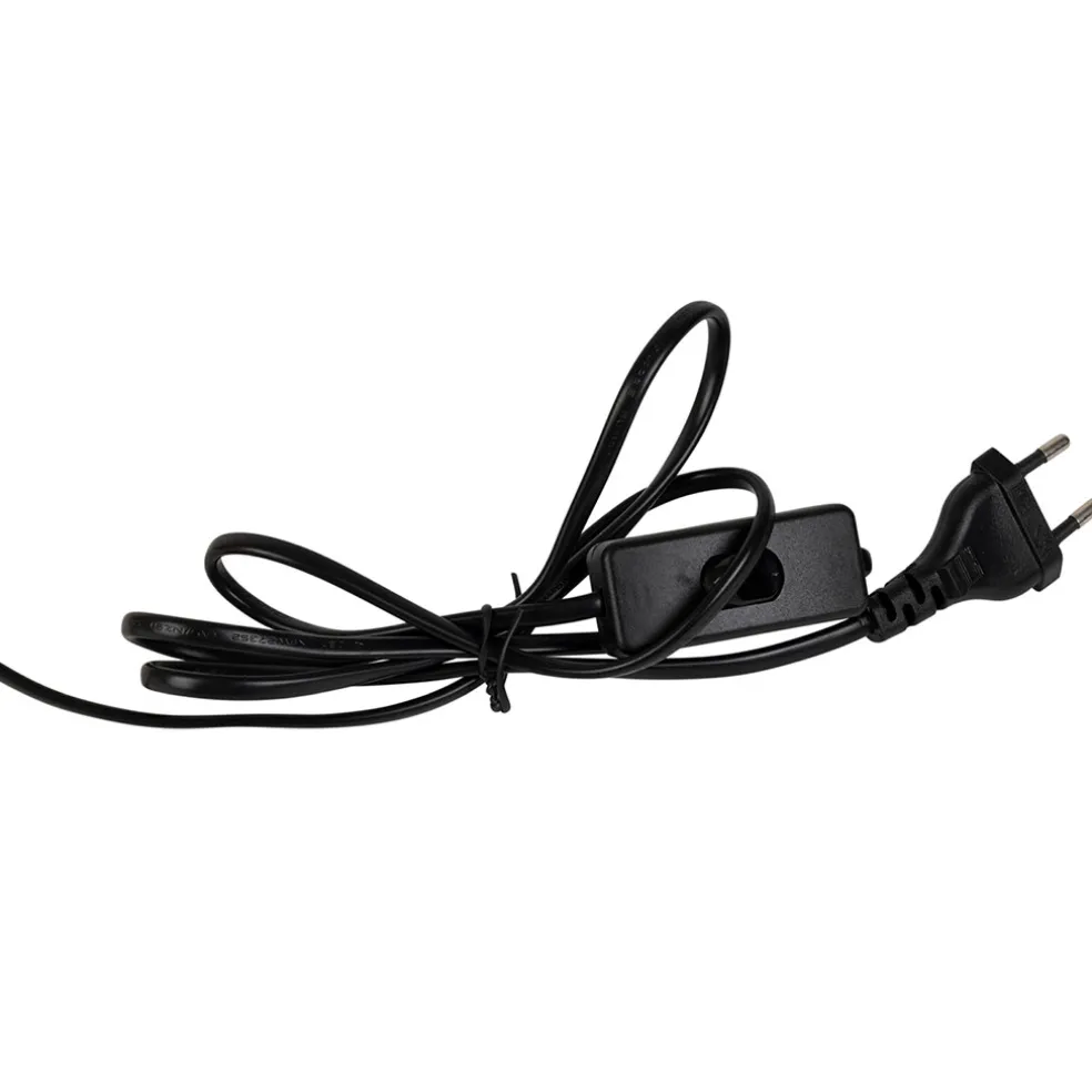 Lampe en bois d'hévéa et coton naturel et moutarde h24cm - Filen