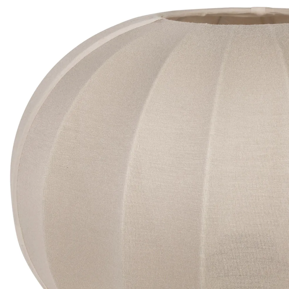 Lampe en coton beige h28.5cm - Klosen