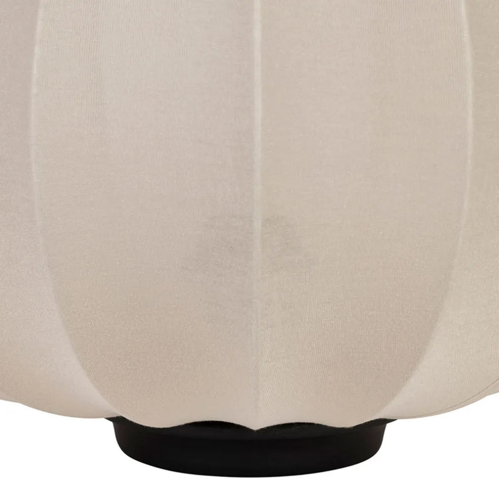 Lampe en coton beige h24.5cm - Klosen