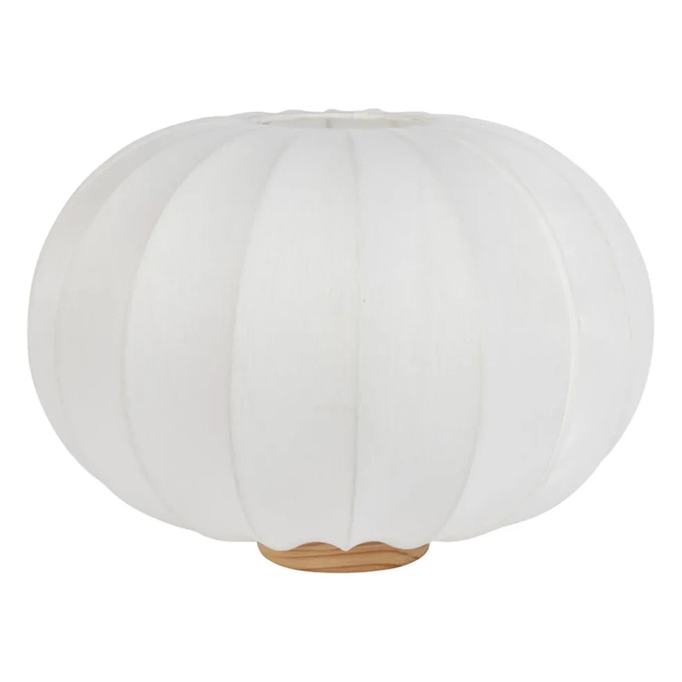 Lampe en coton écru d40xh28.5cm - Aurore