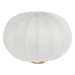 Lampe en coton écru d40xh28.5cm - Aurore