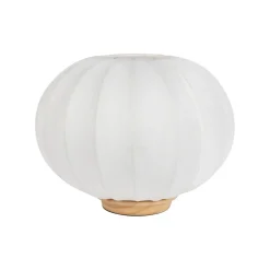 Lampe en coton écru d31xh24cm - Aurore