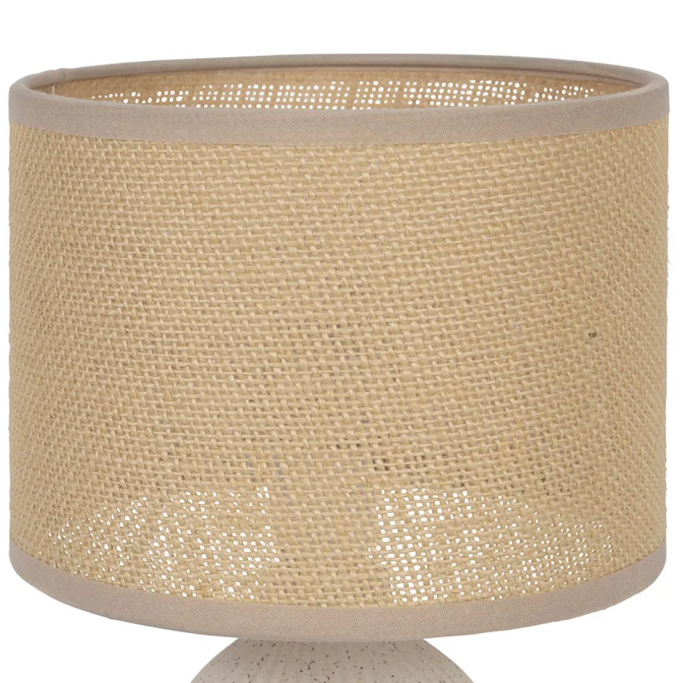 Lampe en céramique écru h28cm - Essencia
