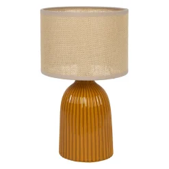Lampe en céramique curry h28cm - Essencia