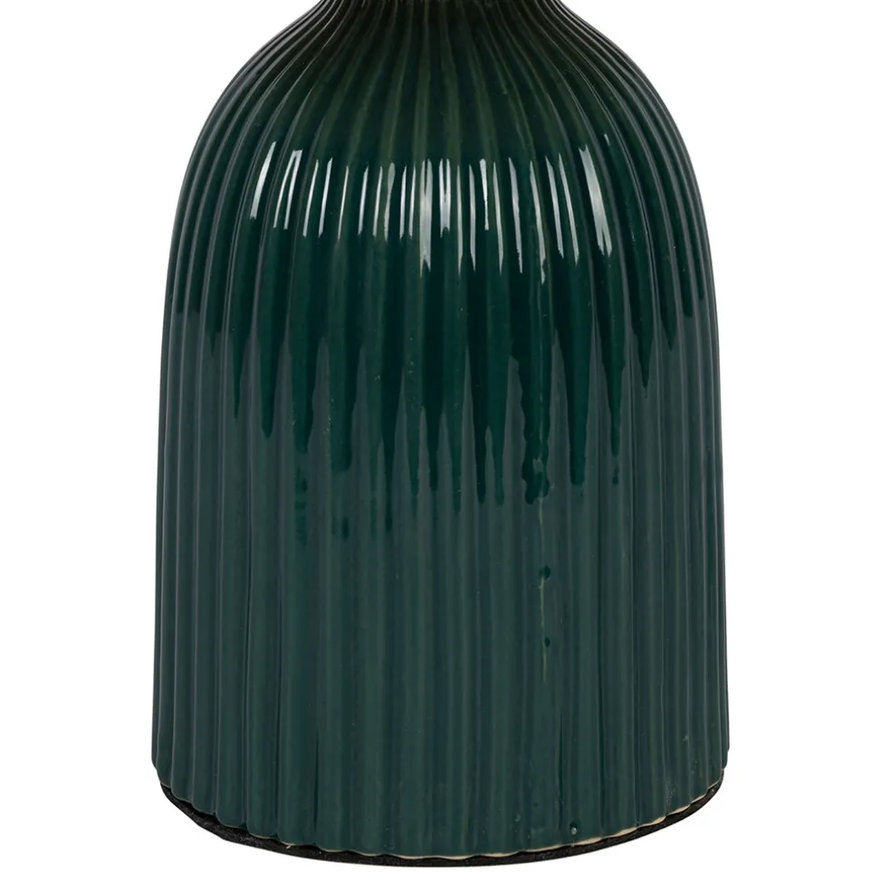 Lampe en céramique émeraude h28cm - Essencia
