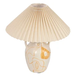 Lampe en céramique terracotta h40cm - Greeka