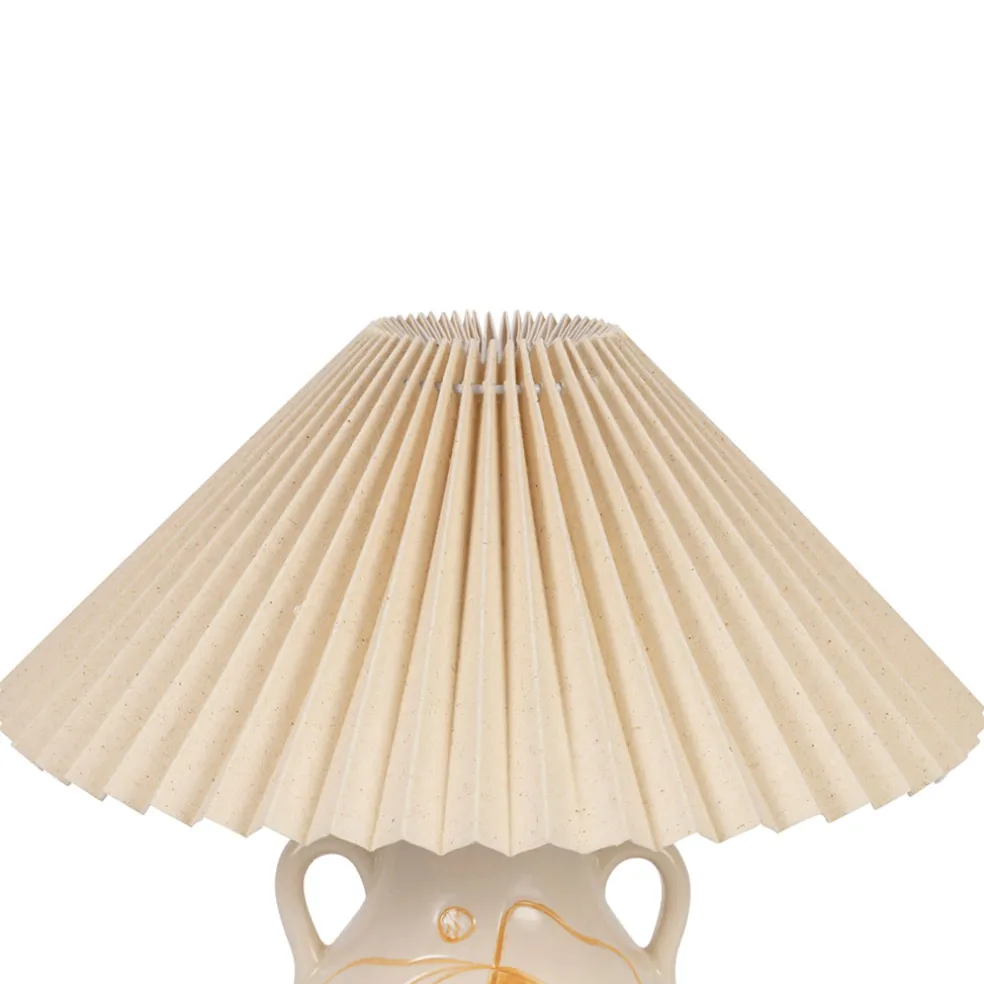 Lampe en céramique terracotta h40cm - Greeka