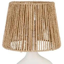 Lampe en dolomite écru h38cm - Greeka