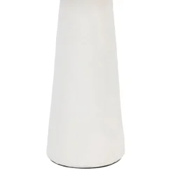 Lampe en fer blanc et jute h57cm - Quintao