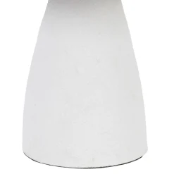 Lampe en fer blanc et jute h41cm - Quintao