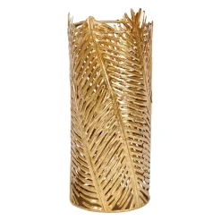 Lampe en fer doré h38cm - Palmier
