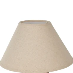 Lampe en fer et pin naturel h30cm - Hera