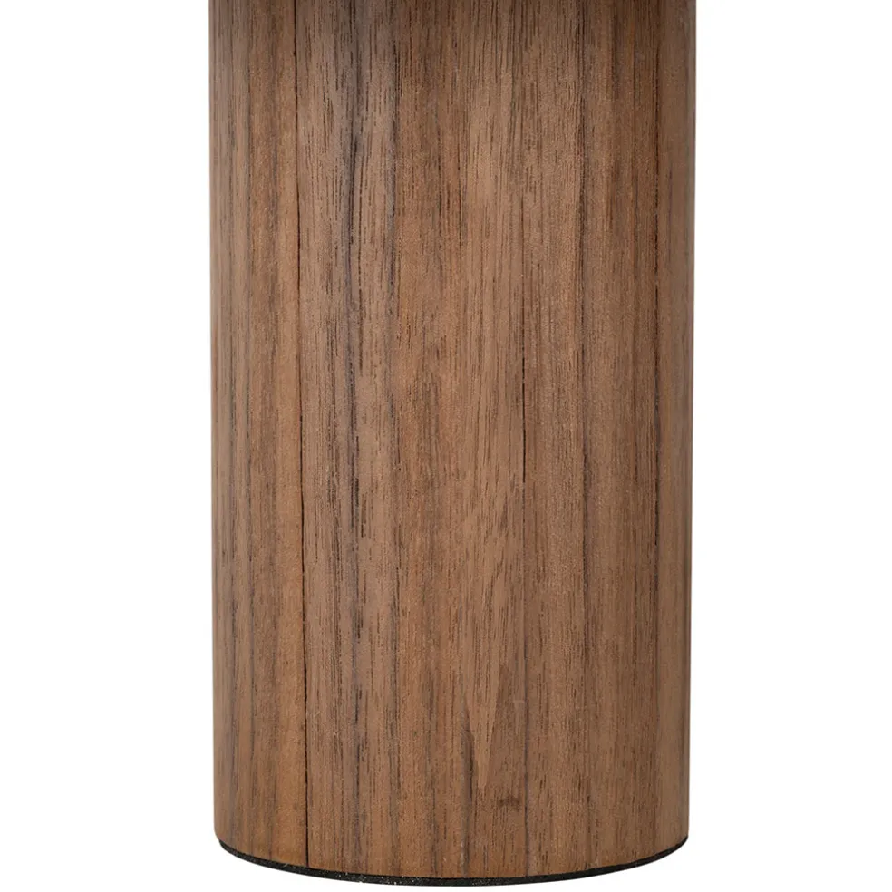 Lampe en fer et pin naturel h30cm - Hera