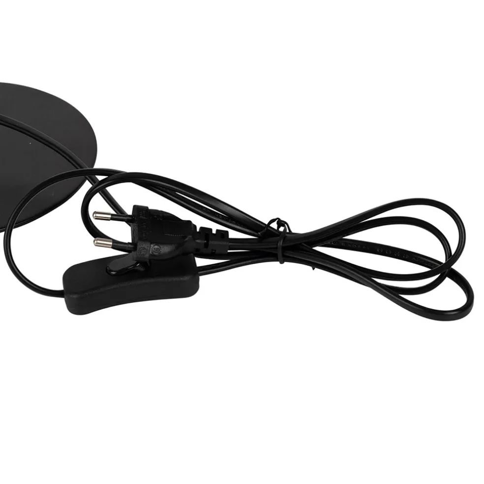 Lampe en fer et verre noir mat h36cm - Ardecor