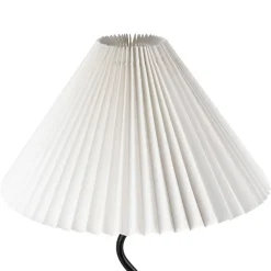 Lampe en fer noir et blanc h50cm - Funky