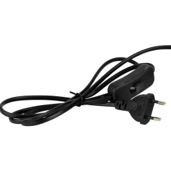 Lampe en fer noir et blanc h50cm - Funky