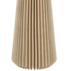 Lampe en papier et lin naturel h94cm - Fontelo