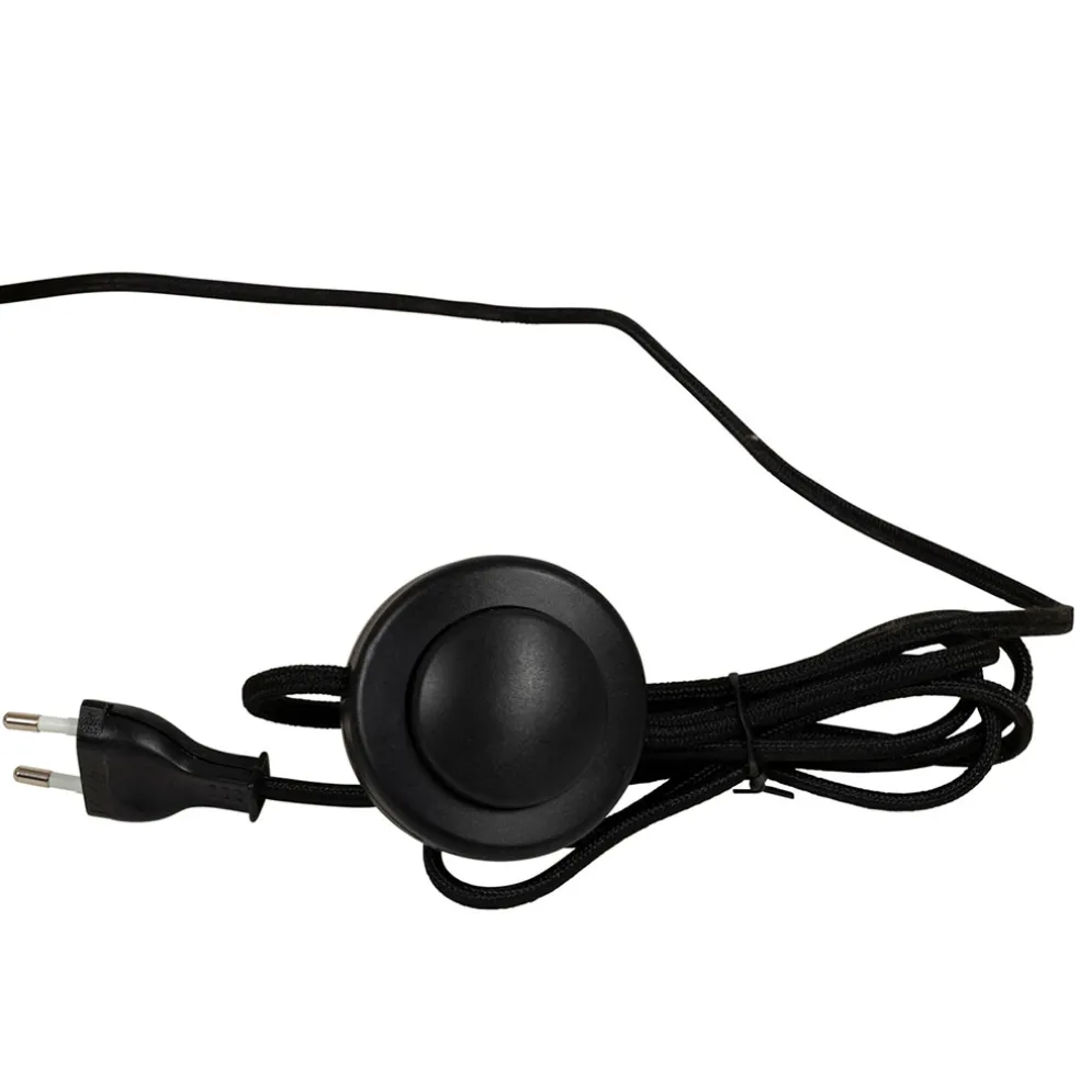 Lampe en papier et lin naturel h94cm - Fontelo