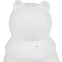 Lampe en porcelaine blanc h20.5cm - Ours