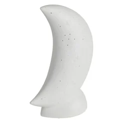 Lampe en porcelaine blanc h26cm - Luna