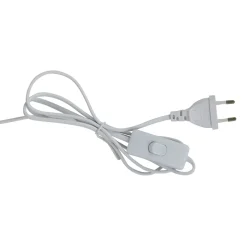 Lampe en porcelaine blanc h21.5cm - Coquillage