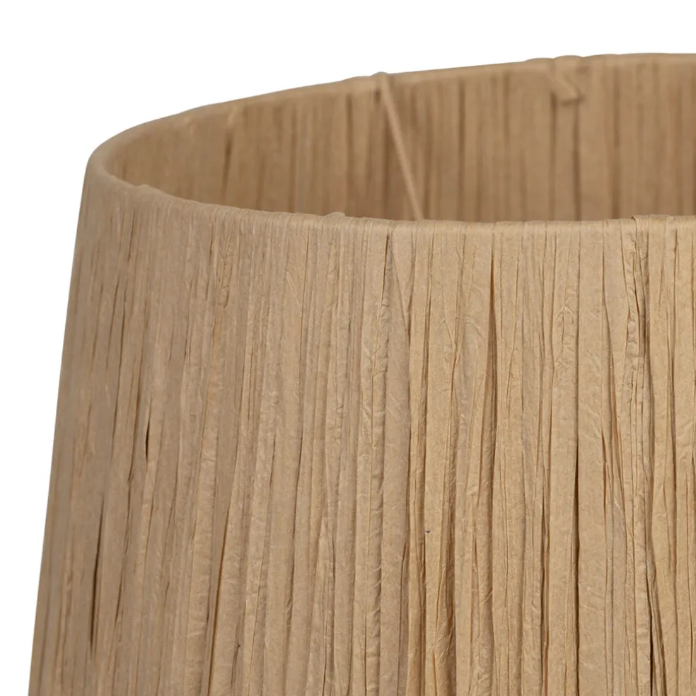 Lampe en terre cuite blanc h36cm - Nira