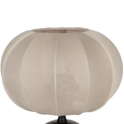 Lampe en terre cuite noir et beige h29cm - Klosen
