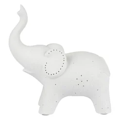Lampe led elephant blanc