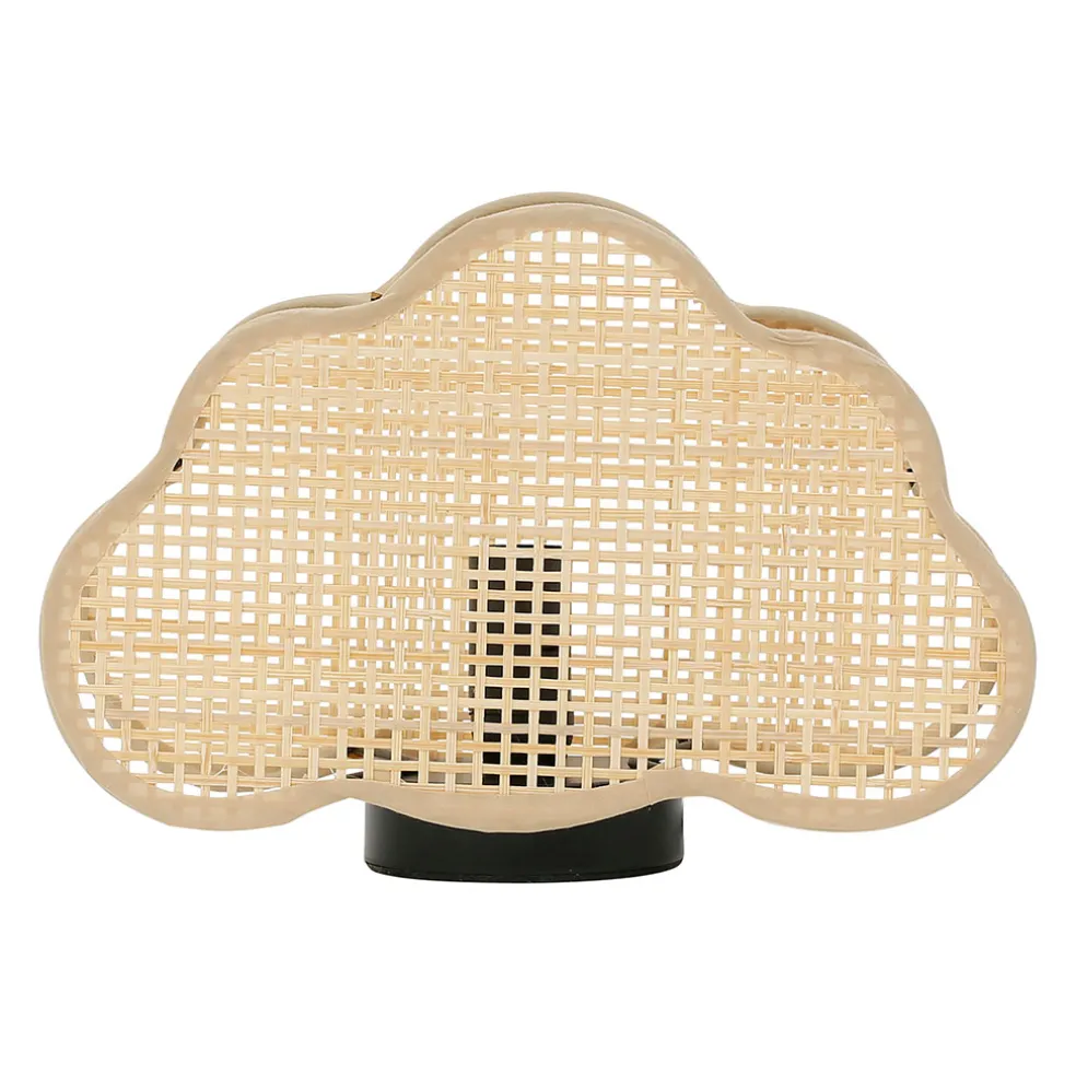 Lampe nuage en bambou et fer h16.5cm - Songes