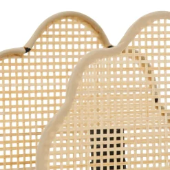 Lampe nuage en bambou et fer h16.5cm - Songes