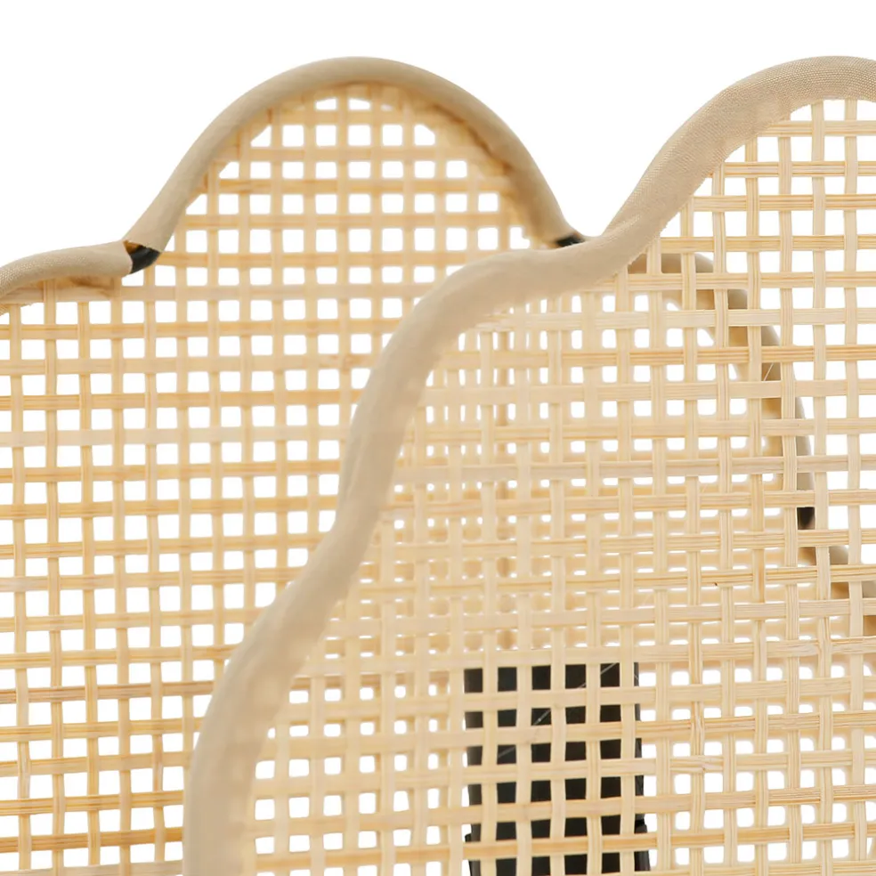 Lampe nuage en bambou et fer h16.5cm - Songes