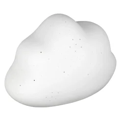 Lampe nuage en porcelaine blanc h17cm - Beezz
