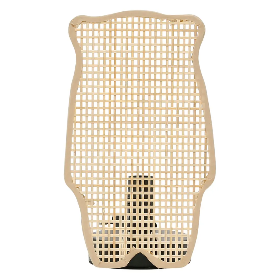 Lampe ours en bambou et fer h24cm - Songes