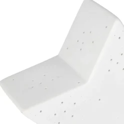 Lampe étoile en porcelaine blanc h15cm - Beezz