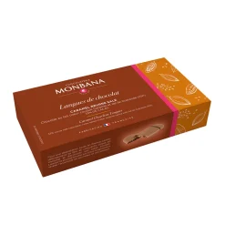 Langue de chocolat caramel au beurre salé