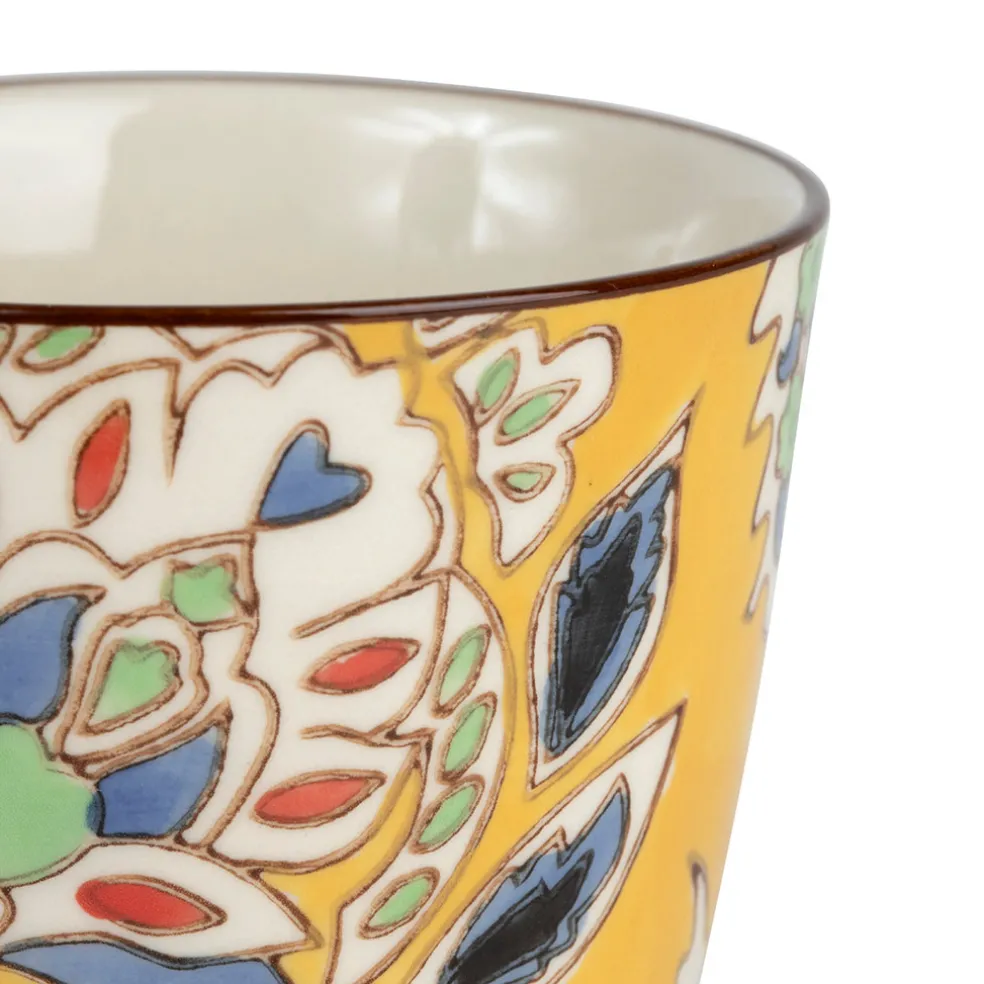 Lot de 4 coupes en grès multicolore - orchila