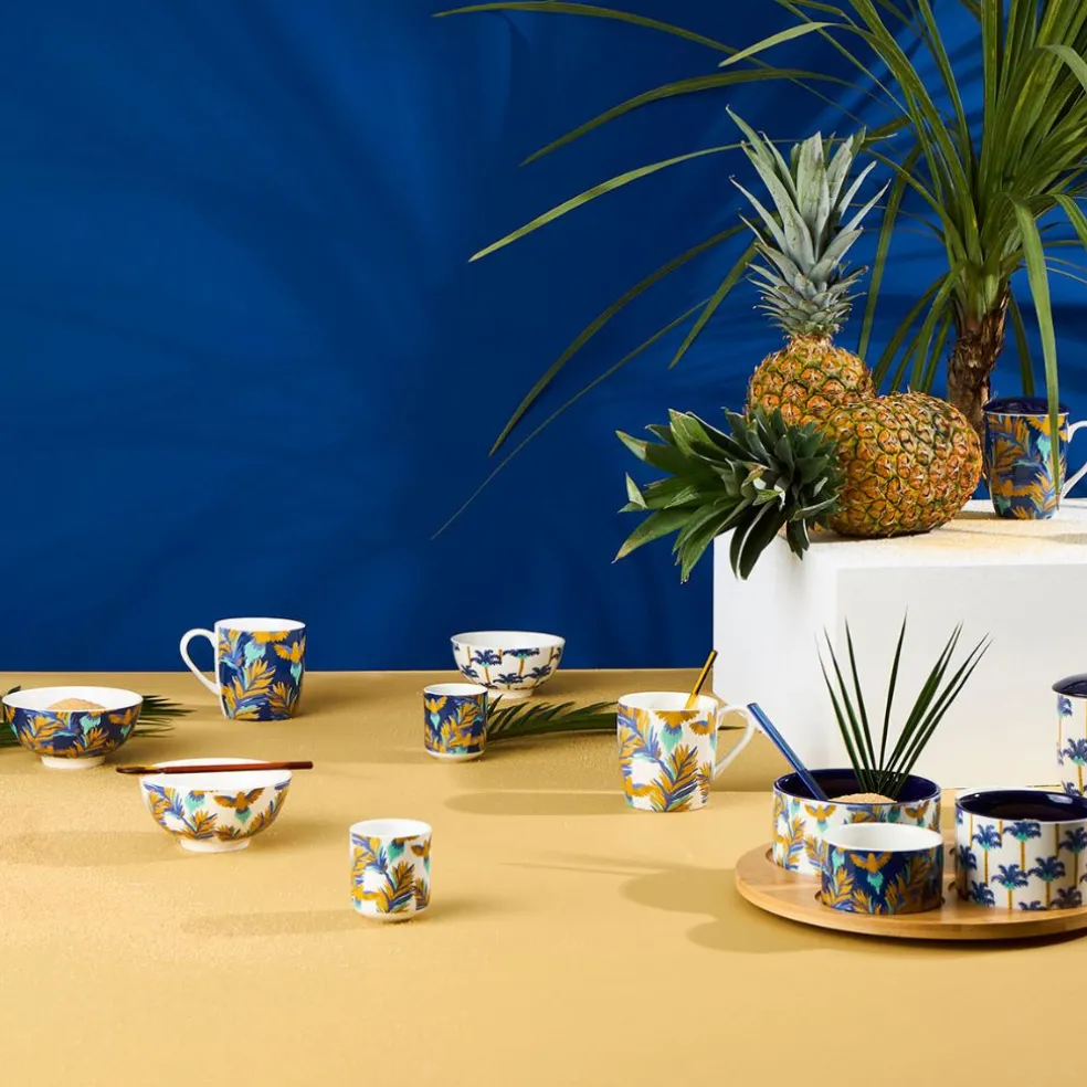 Lot de 4 bols en porcelaine multicolore 30cl - Porcelaine