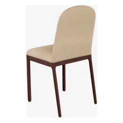 Lot de 2 chaises en tissu grège - Bet