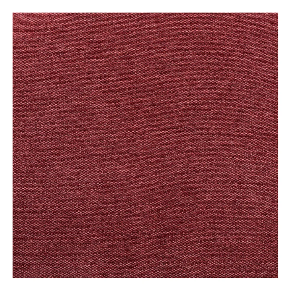 Lot de 2 chaises pivotantes en tissu rouge parme - Omida